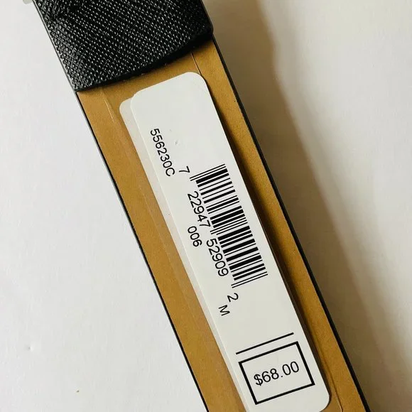 MICHAEL KORS Women's Genuine Leather Studded Belt NWT Size M - Picture 3 of 5